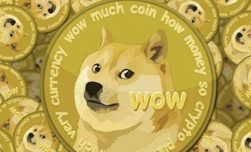 An illustration of a Shiba Inu dog, the mascot of Dogecoin, superimposed on a circuit board, symbolizing Dogecoin mining.